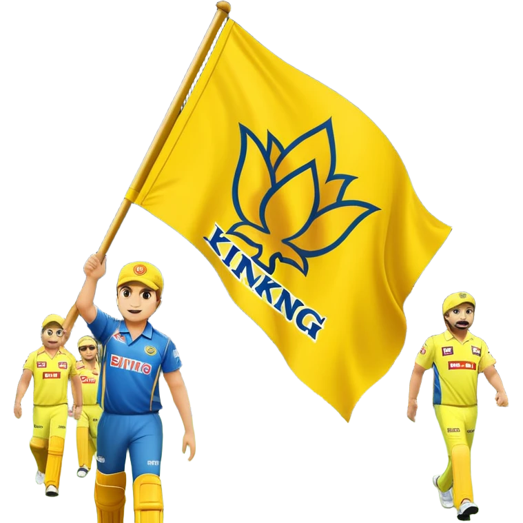 Chennai super kings flag emoji