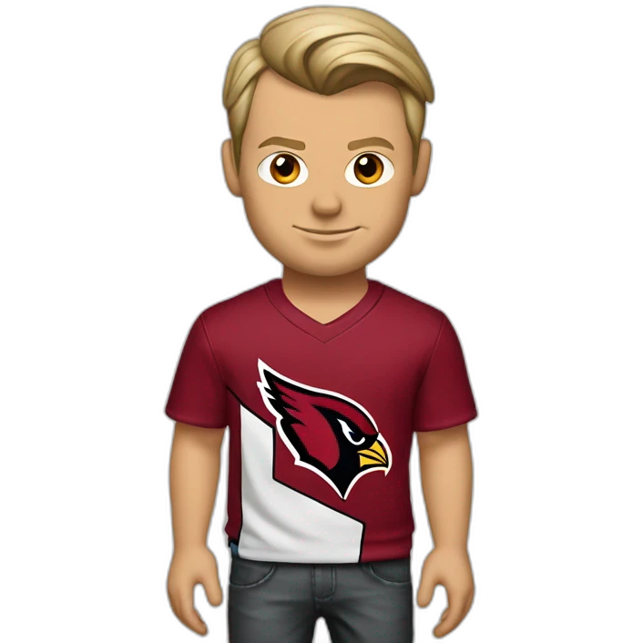 Avicii with a black “Arizona Cardinals NFL shirt” emoji
