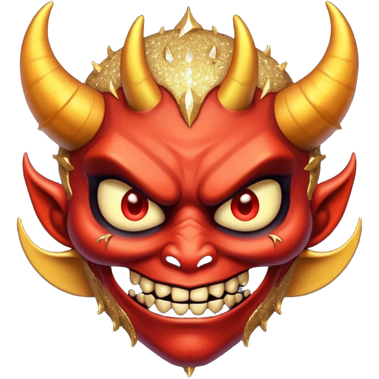 glitter fallen demon evil emoji