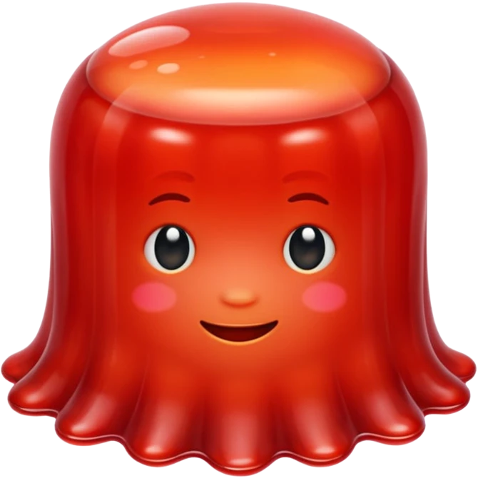 One red Jelly emoji