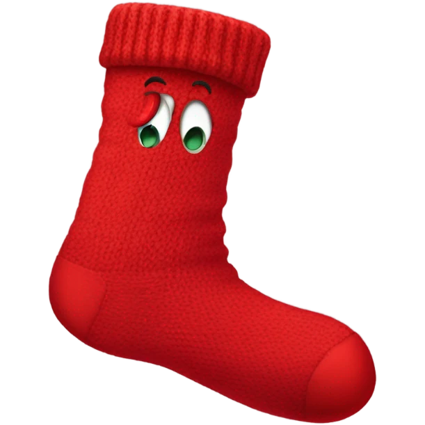 Socken rote spritzer emoji