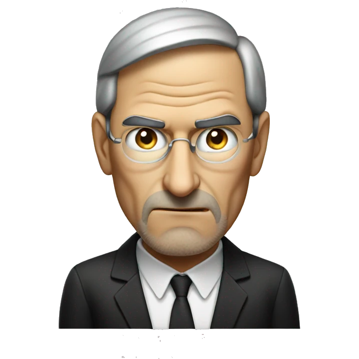 angry Steve jobs emoji