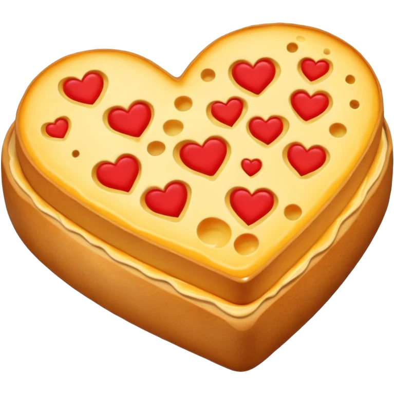 bread and cheese, and between them a heart emoji
