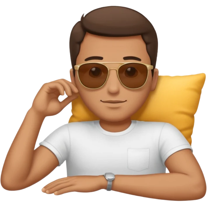 man laying down emoji