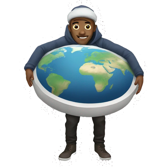 flat earth emoji