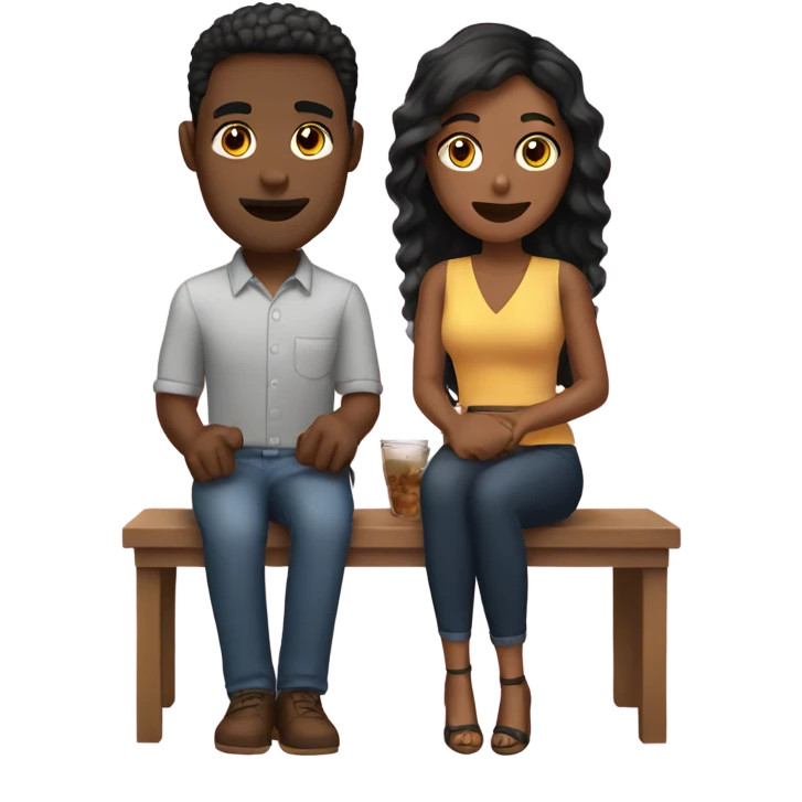 Couple on date  emoji