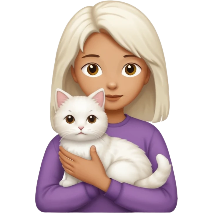 🥸 this emoji holeing a cute cat emoji