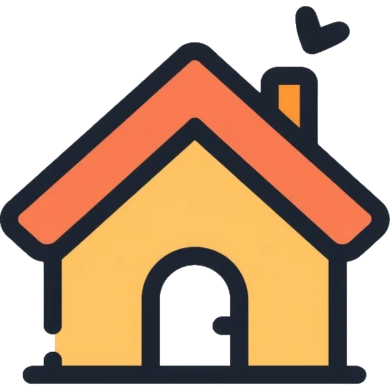 home with the text "tell" emoji