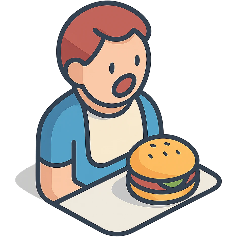 человек голодный emoji
