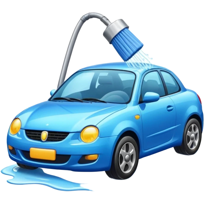 Car being cleaned emoji