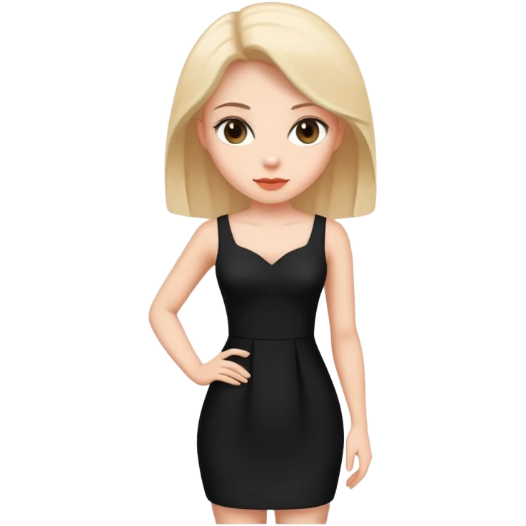 little black dress emoji