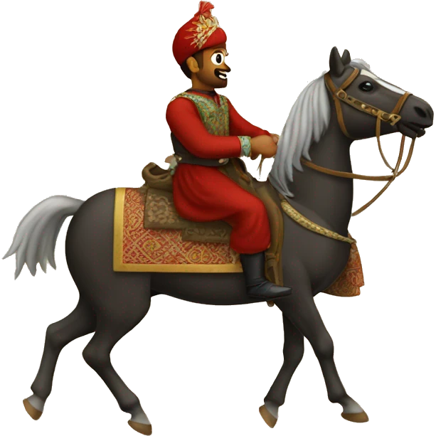 Ottoman on horseback emoji