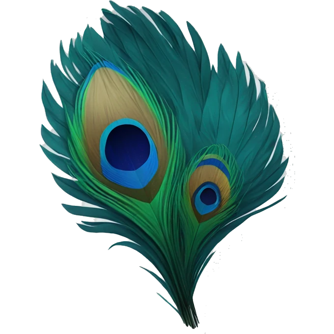 peacock feather emoji