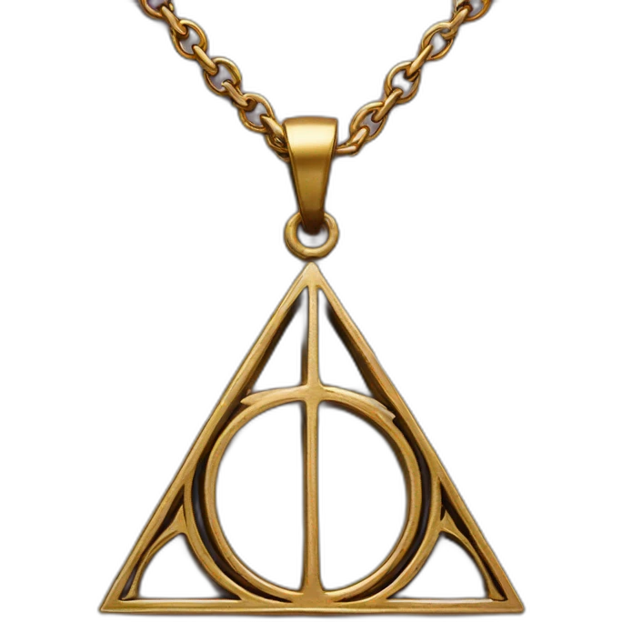 deathly hallows necklace emoji