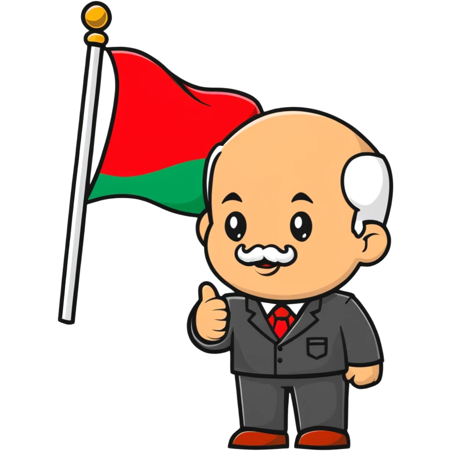 Lukashenko with Belarus flag emoji