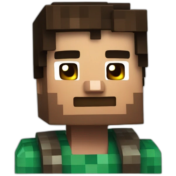 Minecraft Steve emoji