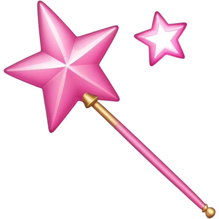 pink magic wand emoji emoji