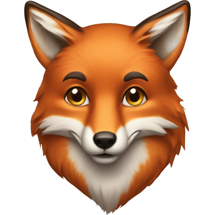 A fox  emoji