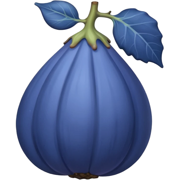 blue fig emoji