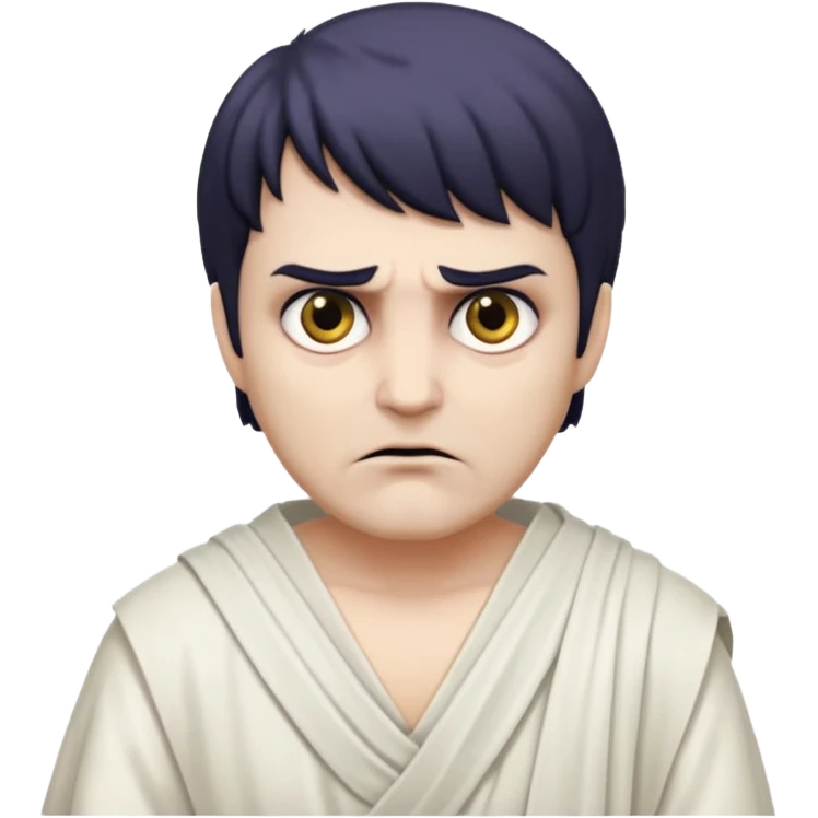 evil man with greek toga emoji