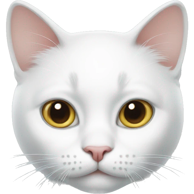 White cat emoji