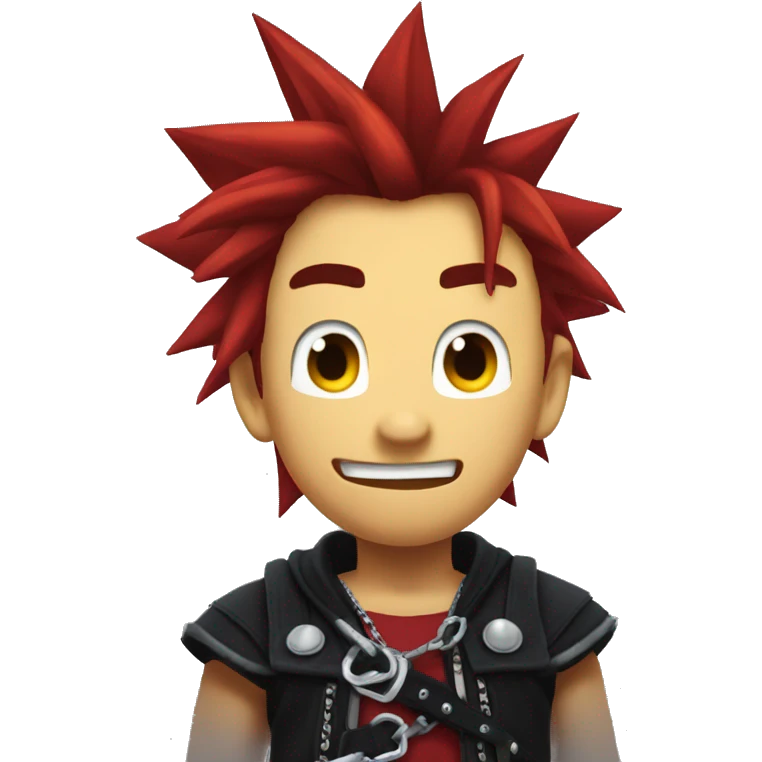 Axel from Kingdom hearts saying "TWO?!" emoji