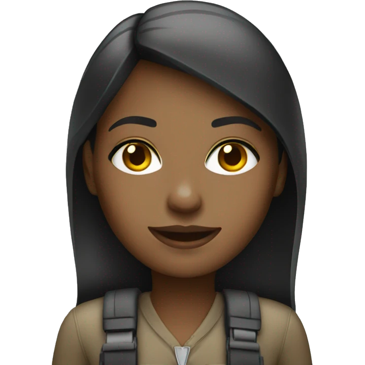 Girl support operator emoji