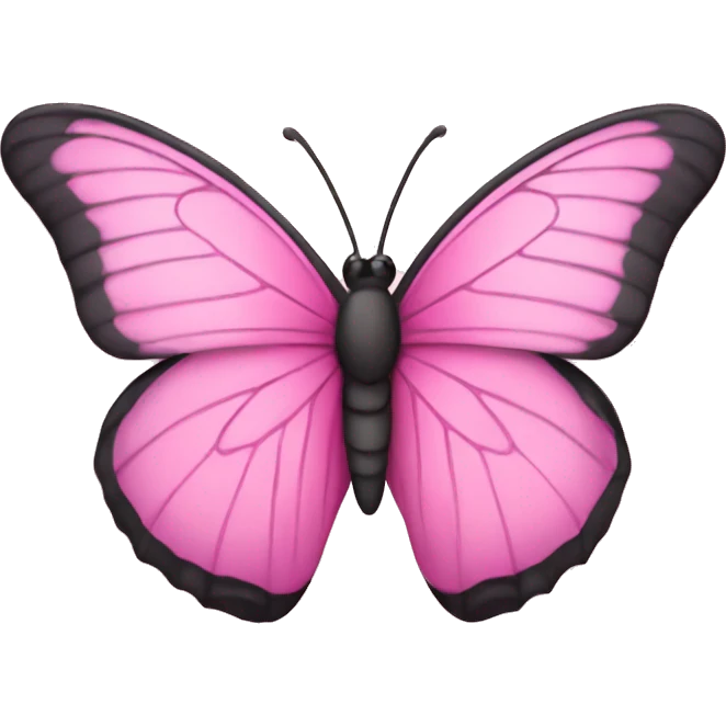Pink butterfly  emoji