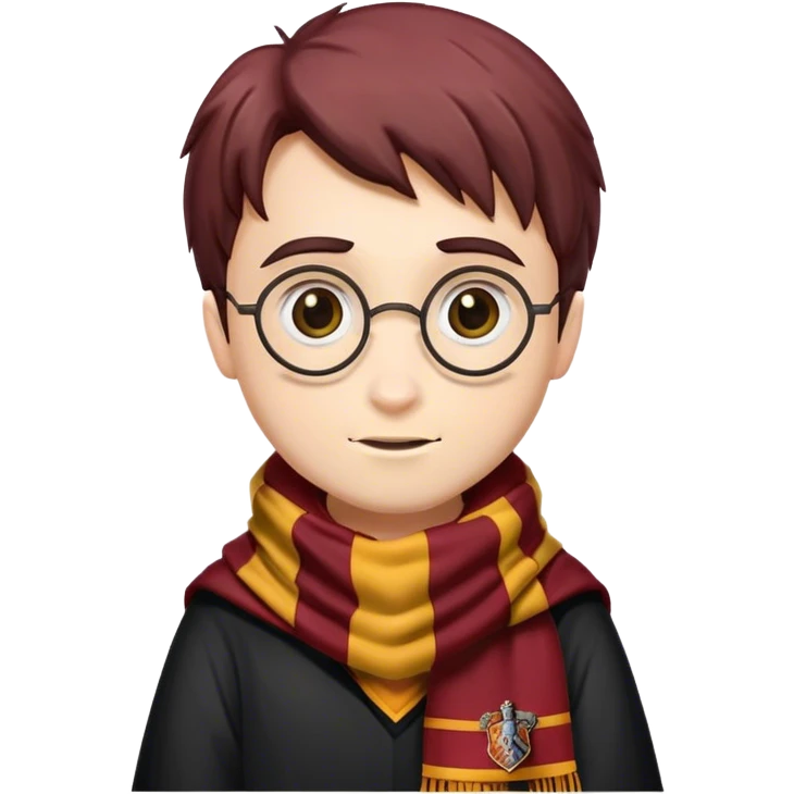 Harry Potter griffendor scarf ￼ emoji