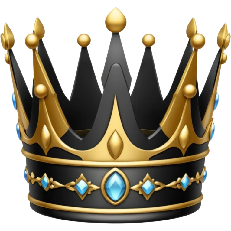 crown black emoji