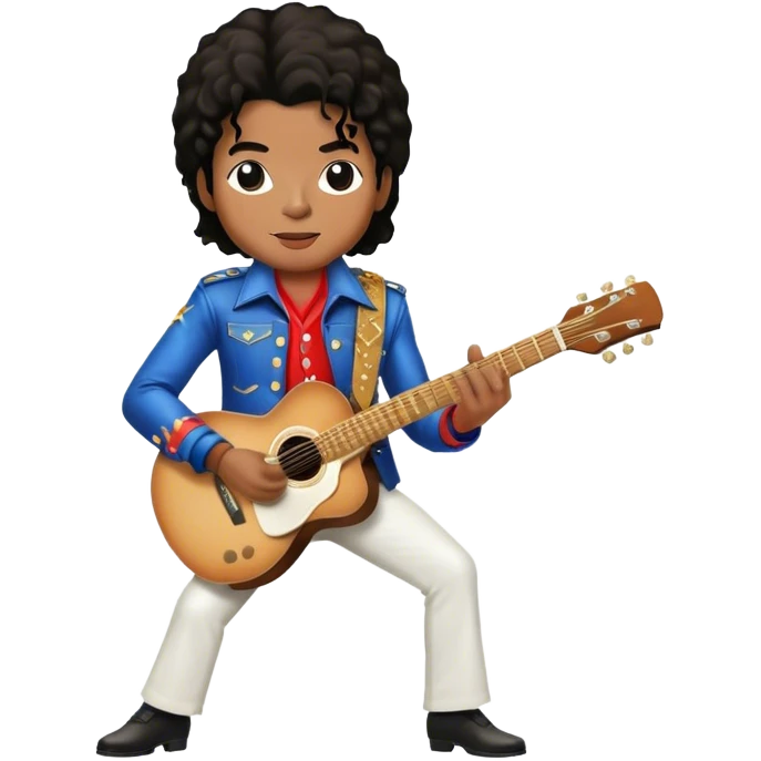 michael jackson playing the guitar emoji