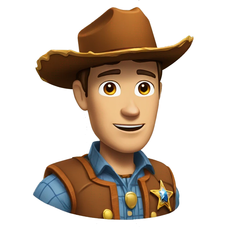 Sheriff Woody - realistic emoji