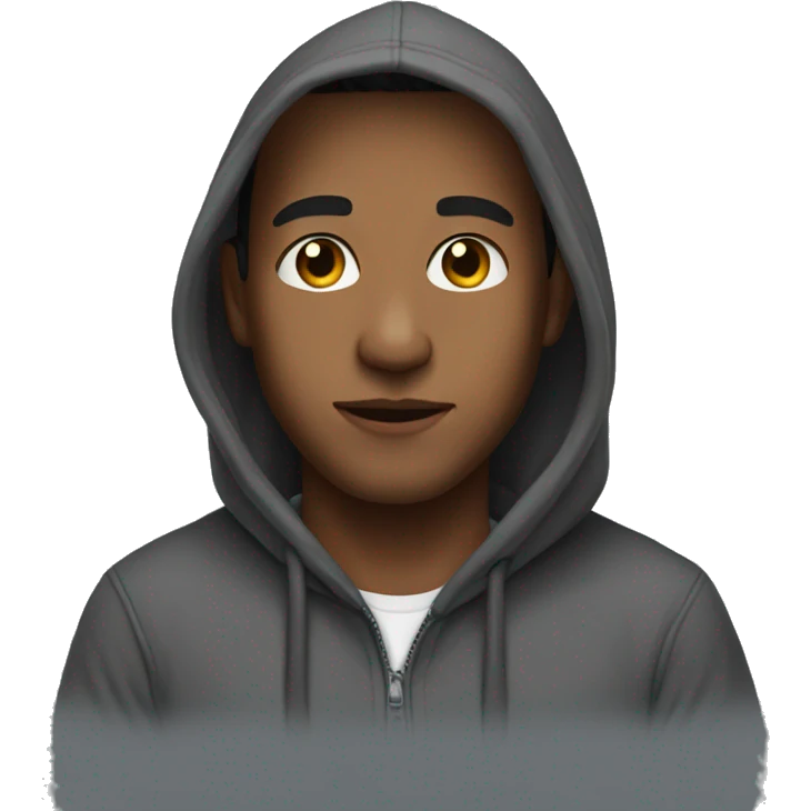 Me wearing a hoodie  emoji