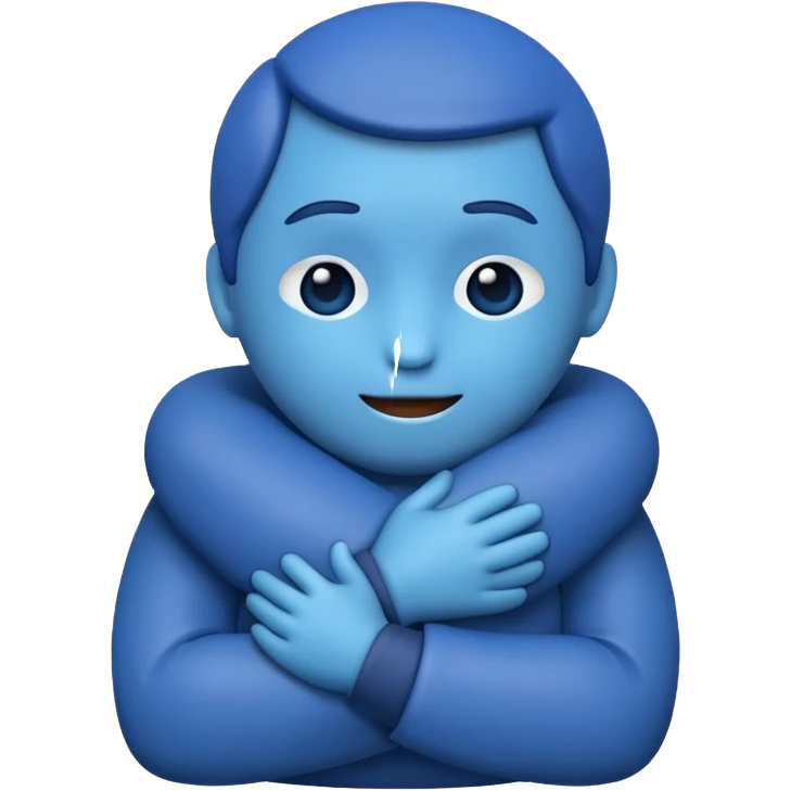blue hugging face, Google's new emoji style, Android 14 emoji