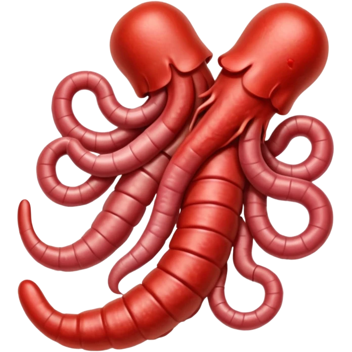 Bloody pile of intestines and organs emoji