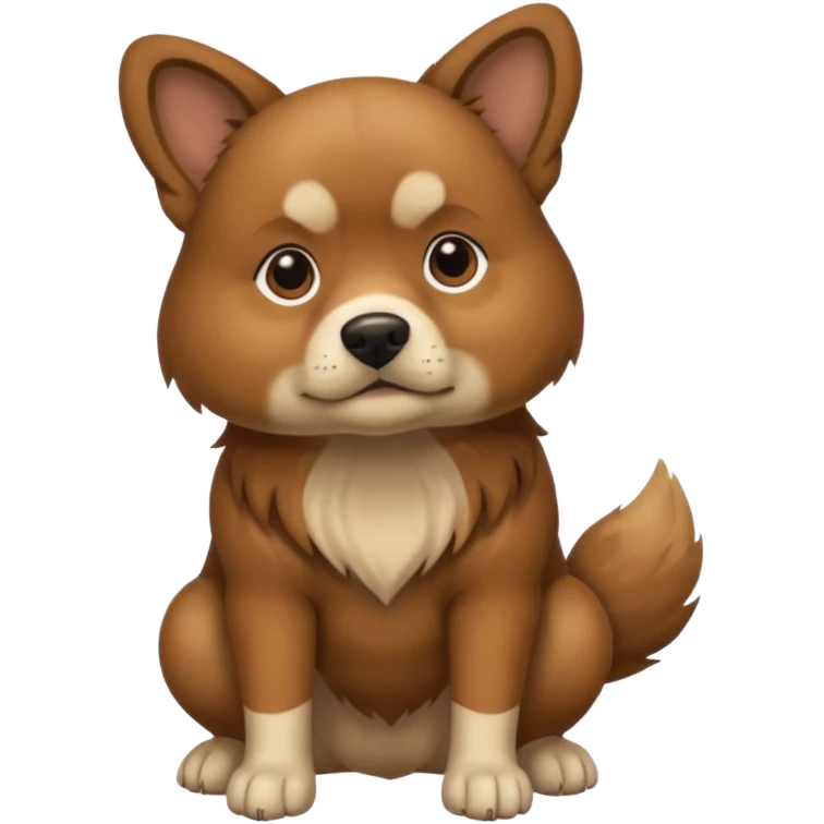 perro cagando Una popi emoji