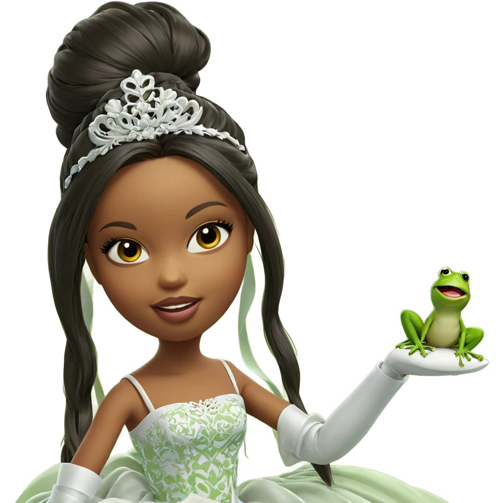 bride and her frog companion emoji