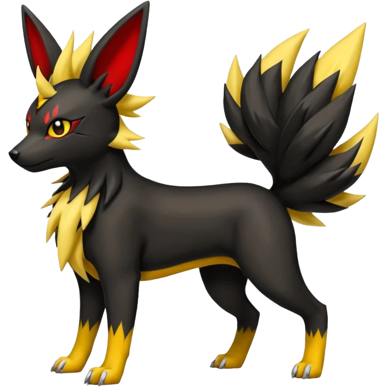 Umbreon-Houndoom-Jolteon-Fakemon-hybrid -fusion- full body emoji