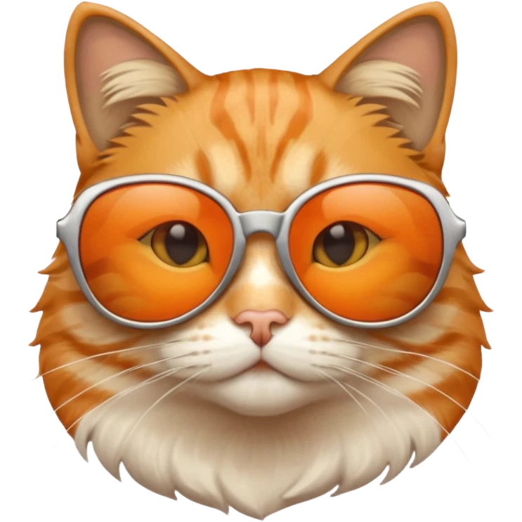 Cat wearing sunglasses emoji
