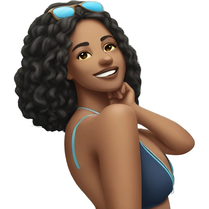 poolside summer vibes emoji AI Emoji Generator