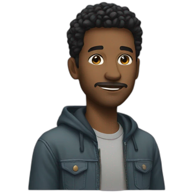 Half of 😐 emoji