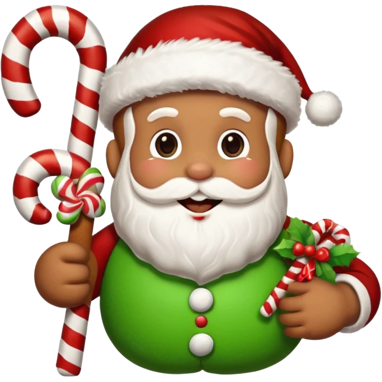 santa gingerbread emoji