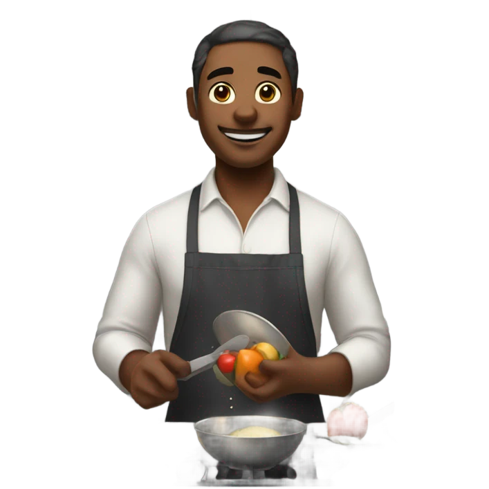 man cooking  emoji