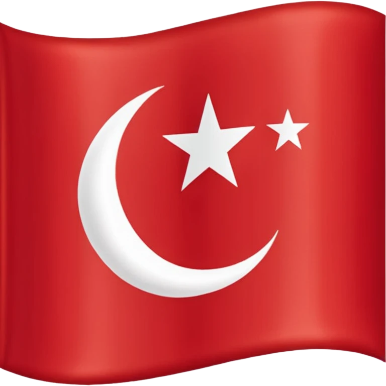 Flag of the Ottoman Empire 1453 emoji