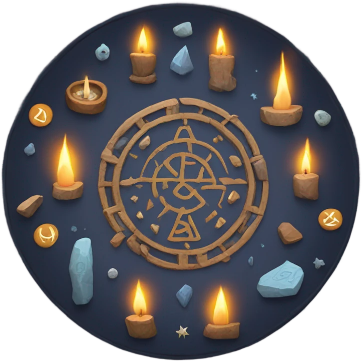 Witch circle emoji