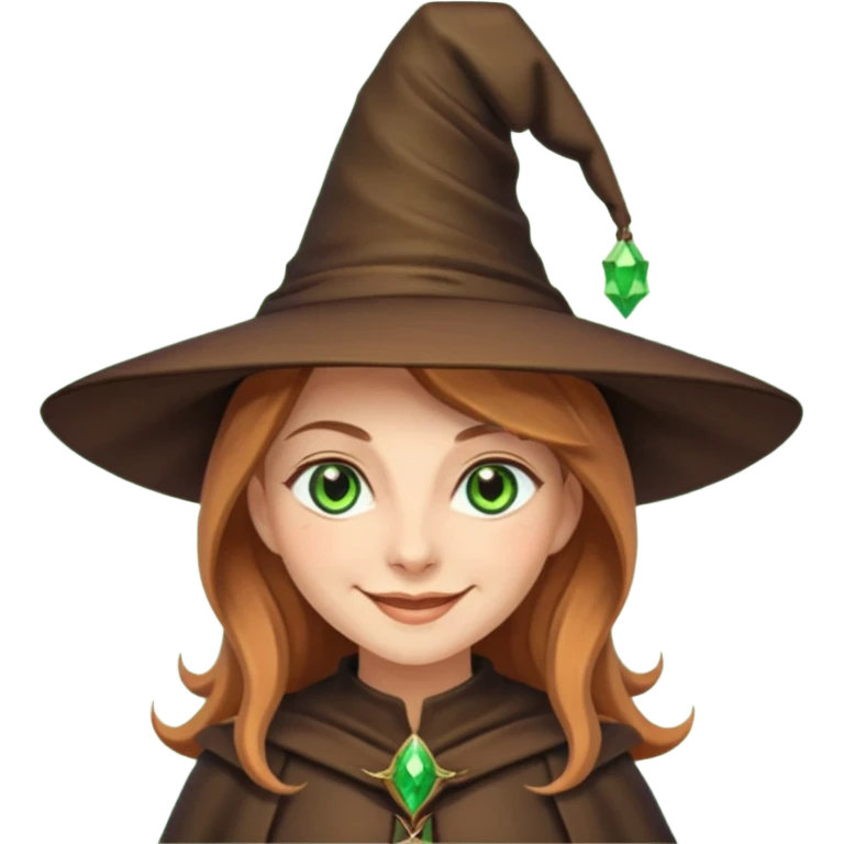 Light brown mixed Witch emoji