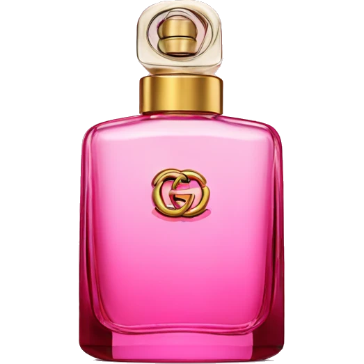 Pink Gucci perfume bottle emoji
