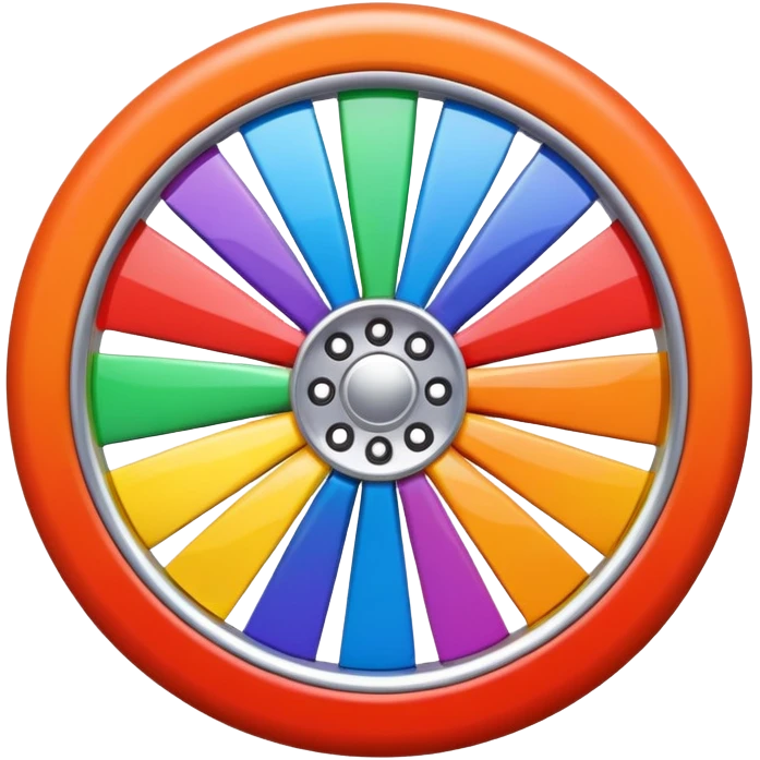 colorful wheel emoji