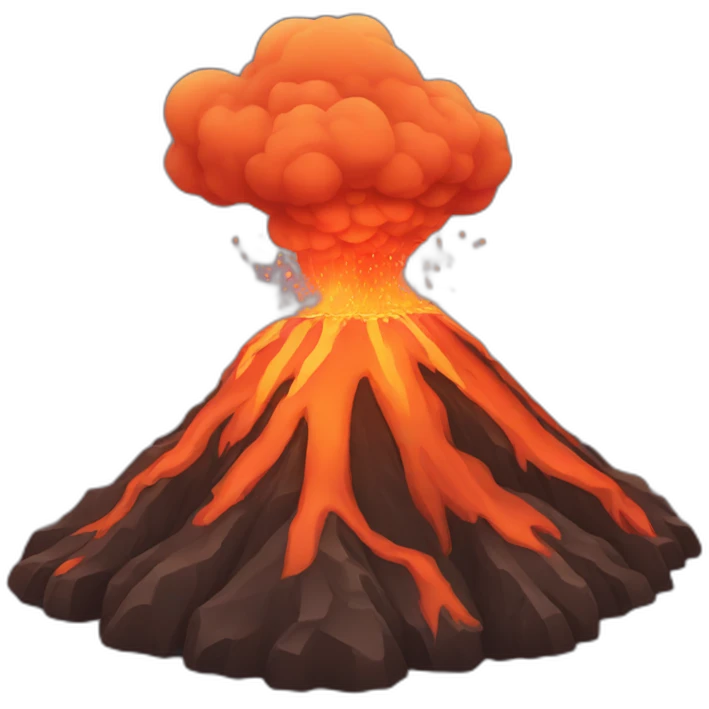volcano emoji
