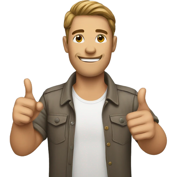 man with ok hand emoji